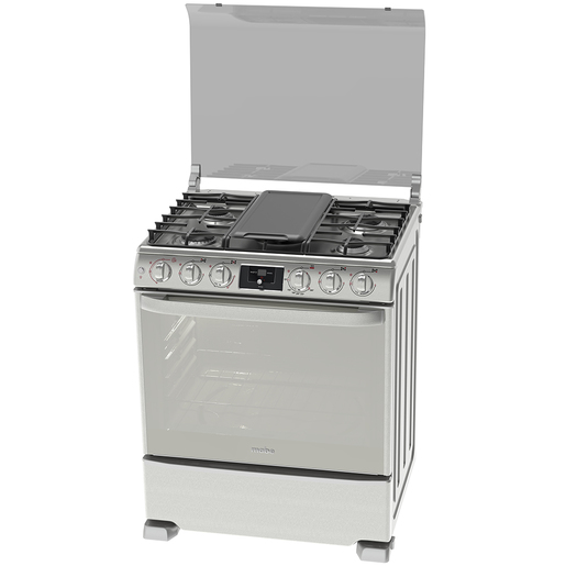 Estufa de Piso con TEON 76 cm Inoxidable Mabe - EM7690CFX0