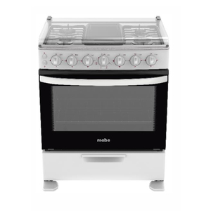 Estufa de piso 76 cm Negra/Inoxidable Mabe - EM7681CNI2A Estufa de piso 76 cm Negra/Inoxidable Mabe - EM7681CNI2A