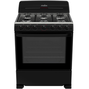 Estufa de piso 76 cm Negra/Inoxidable Mabe - EEM7640BAIN0A Estufa de piso 76 cm Negra/Inoxidable Mabe - EEM7640BAIN0A