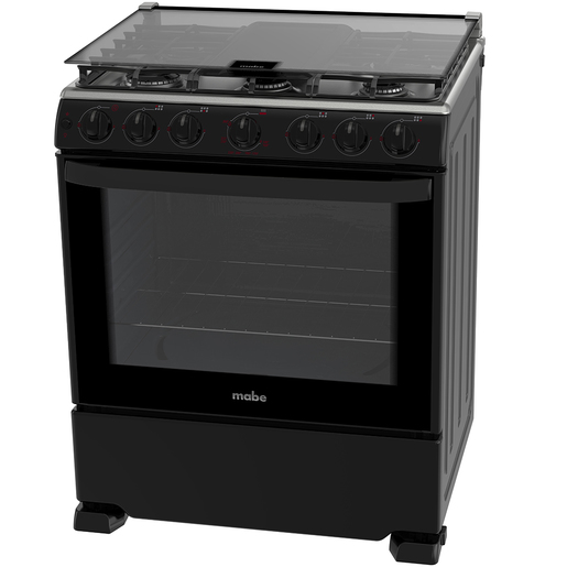 Estufa de Piso 76 cm Negra/Inoxidable - EM7656CSIN0