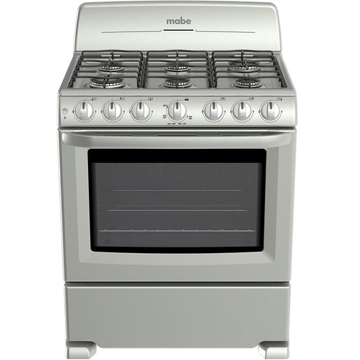 Estufa de Piso 76 cm Silver Mabe - CEM7640BAIS0
