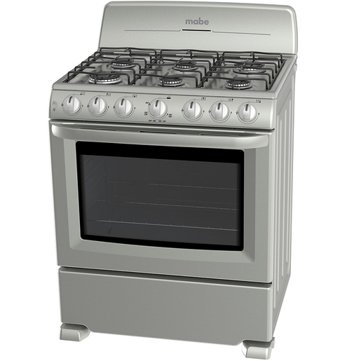 Estufa de Piso 76 cm Silver Mabe - CEM7640BAIS0