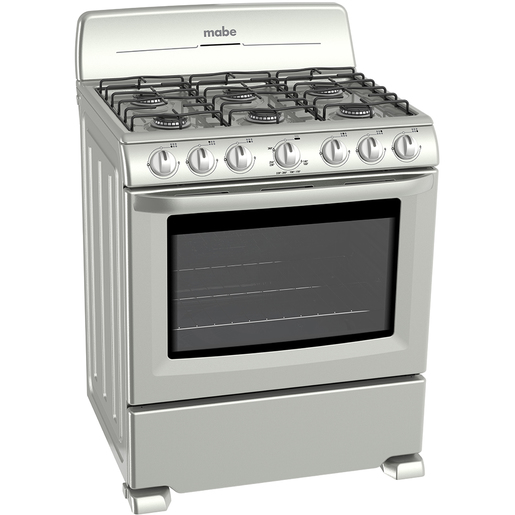 Estufa de Piso 76 cm Silver Mabe - EM7620BAIS0