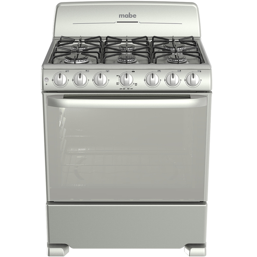 Estufa de piso 76 cm Silver Mabe - EM7645BSIS0B