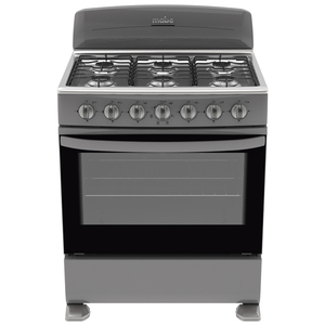 Estufa de piso 76 cm Silver Mabe - MA07600IE0A Estufa de piso 76 cm Silver Mabe - MA07600IE0A