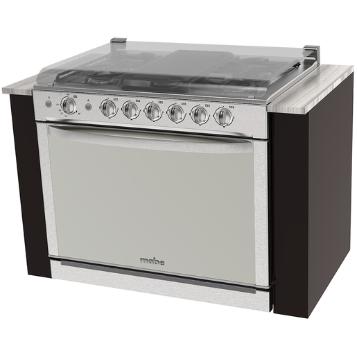 Estufa de empotre 76 cm Inoxidable Mabe - XOC8076CI0A