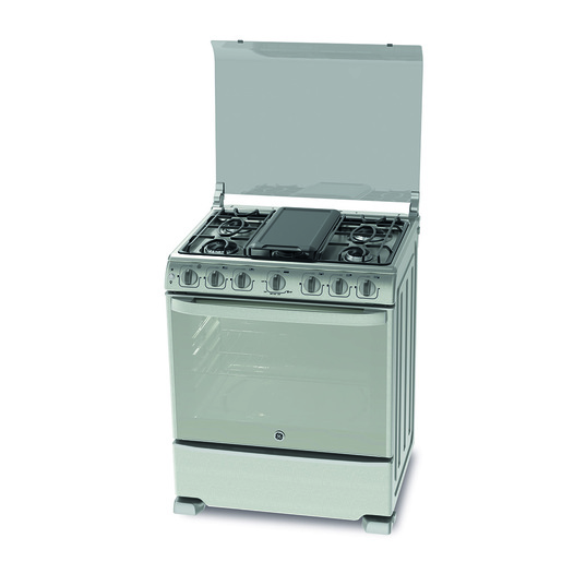 Estufa de gas 76 cm Acero Inoxidable GE Appliances - EG3070CFIX0D