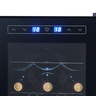 Cava de vino 12 botellas Negra GE Appliances - GW12XDZBB