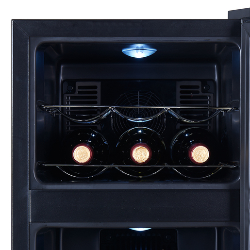 Cava de vino 12 botellas Negra GE Appliances - GW12XDZBB