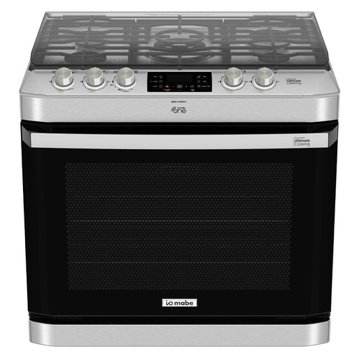 Estufa de Empotre 80 cm (30 pulgadas) Inoxidable con Vidrio Negro IO Mabe - IO8077GETII1B Estufa de Empotre 80 cm (30 pulgadas) Inoxidable con Vidrio Negro IO Mabe - IO8077GETII1B