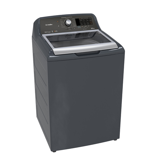 Lavadora Automática 24 kg Diamond Gray Io Mabe - WMH74201WDAB00