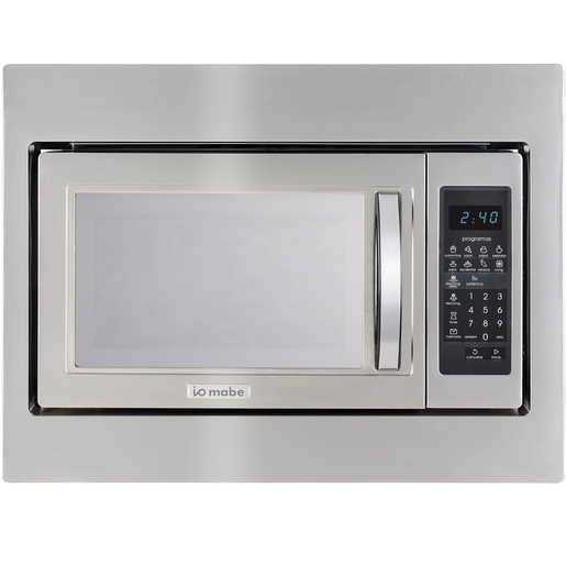 Horno de microondas 1.1 pies cúbicos (30 L) 120 V Inoxidable IO Mabe -  IO110MDI, Microondas, Amplia Gama de Productos de Cocción