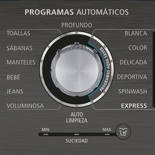 Lavadora Automática 24 kg Diamond Gray Io Mabe - LIH74201WDAB00