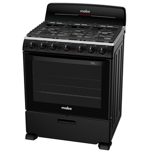 Estufa de Piso 76 cm (30 pulgadas) Negra Mabe - EM7658BFIN1A Estufa de Piso 76 cm (30 pulgadas) Negra Mabe - EM7658BFIN1A