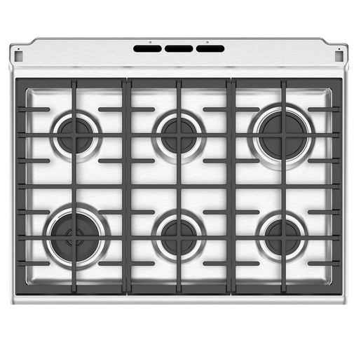 Estufa de Piso 76 cm (30 pulgadas) Negra Mabe - EM7658BFIN1A