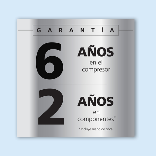 Aire Acondicionado Mini Split Tradicional Frío-Calor 115 V 1 Tonelada (12,000 BTU) Blanco Mabe - MMT12HABWCAM2