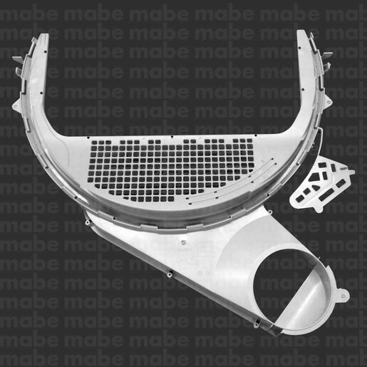 Ducto colector de aire para secadora - WW02F00600
