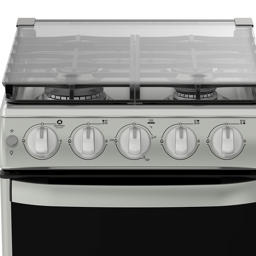 Estufa de piso 50 cm Plata Mercury Mabe - EM5051CFIS0C