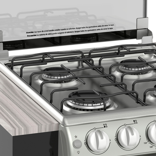 Estufa de empotre 50 cm Plata Mercury Mabe - EMC5046CAIS0B