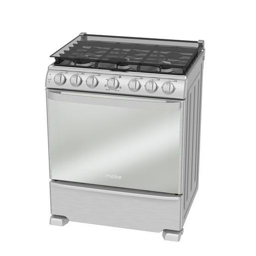 Estufa de piso 76 cm Inoxidable Mabe - DEM7673CFIX1C