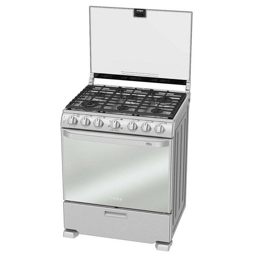 Estufa de Piso 76 cm (30 pulgadas) Inoxidable Mabe - DEM7674CFIX0B