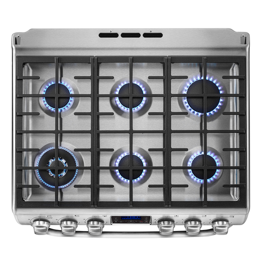 Estufa de Piso 76 cm Acero Inoxidable Mabe - EM7695CFIX0C