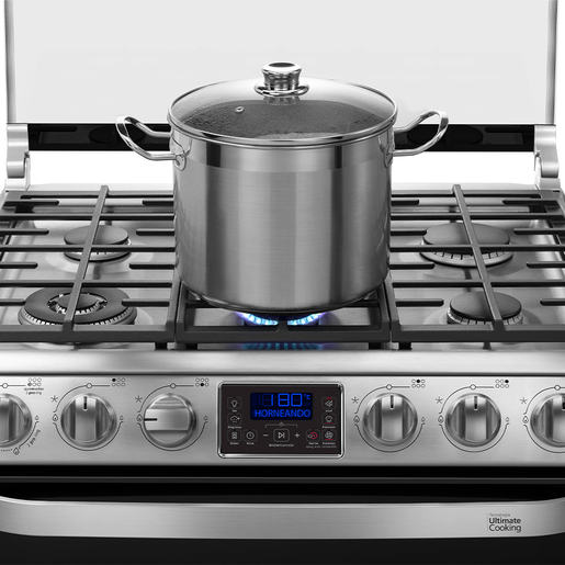 Estufa de Piso 76 cm Acero Inoxidable Mabe - EM7695CFIX0C