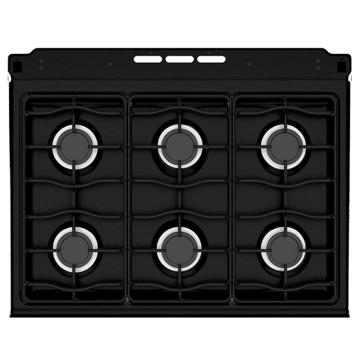 Estufa de Piso 76 cm Negra Mabe - EM7620BAPN1A