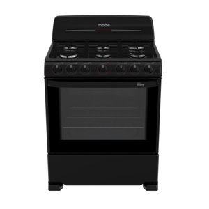 Estufa de Piso 76 cm Negra Mabe - CEM7640BAPN1A Estufa de Piso 76 cm Negra Mabe - CEM7640BAPN1A
