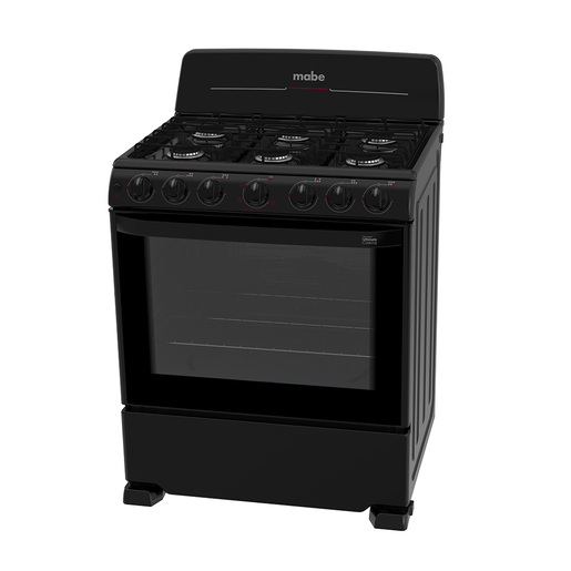 Estufa de Piso 76 cm Negra Mabe - EM7620BAPN1A