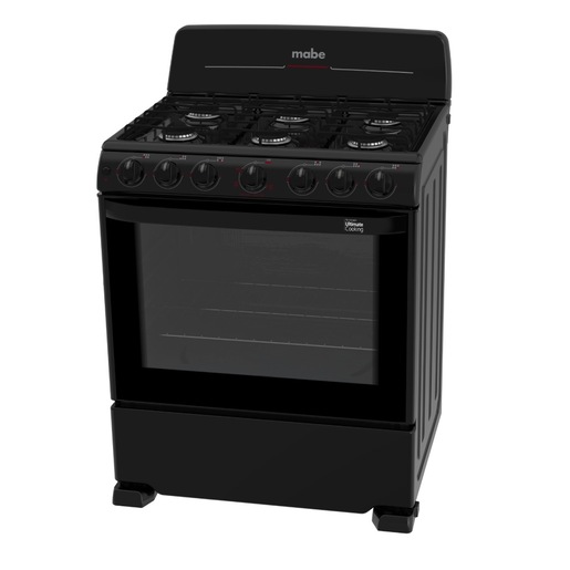 Estufa de Piso 76 cm Negra Mabe - EM7630BAPN1A