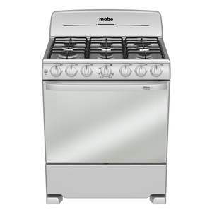 Estufa de Piso 76 cm Plata Mercury Mabe - EM7647BSIS1A Estufa de Piso 76 cm Plata Mercury Mabe - EM7647BSIS1A