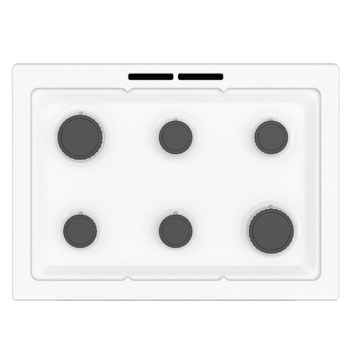 Estufa de Empotre 80 cm Blanca Mabe - EMC80130BB1A