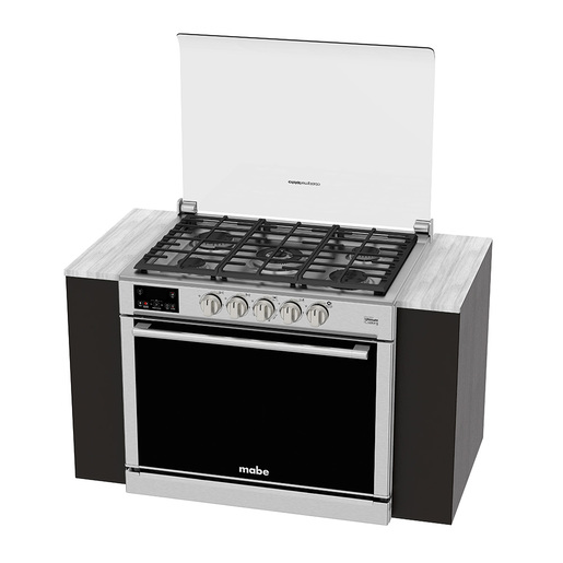 Estufa de Empotre 80 cm Acero Inoxidable Mabe - XOC80808CT1B