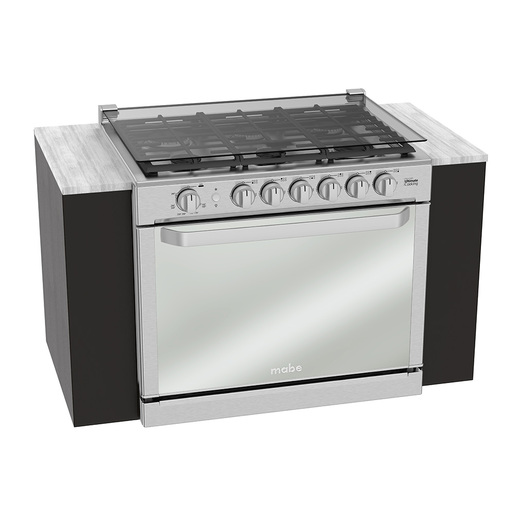 Estufa de Empotre 80 cm Acero Inoxidable Mabe - XOC80700CI1A