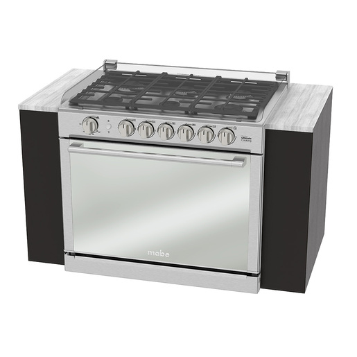 Estufa de Empotre 80 cm Acero Inoxidable Mabe - XOC80790CT1B