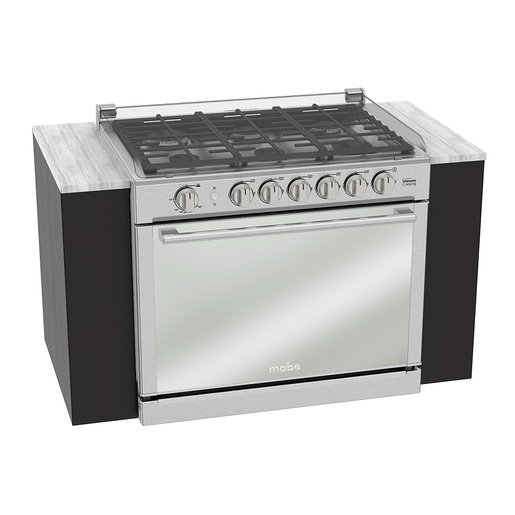 Estufa de Empotre 80 cm Acero Inoxidable Mabe - XOC80800CT1B
