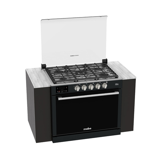 Estufa de Empotre 80 cm Black Slate Mabe - XOC80808CTV1B