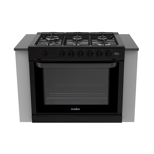 Estufa de Empotre 80 cm Negra Mabe - EMC80130NN1A
