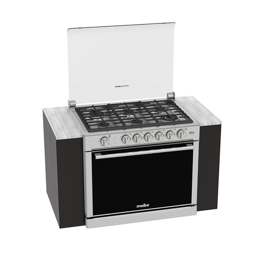 Estufa de Empotre 80 cm Acero Inoxidable Mabe - XOC80802CT0B