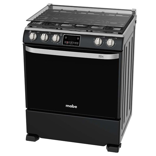 Estufa de Piso 76 cm (30 pulgadas) Black Slate Mabe - EM7692CFIV1C