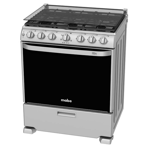 Estufa de Piso 76 cm (30 pulgadas) Plata Mercury Mabe - EM7670CFIS0E