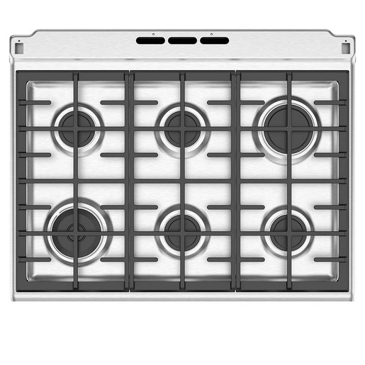 Estufa de Piso 76 cm (30 pulgadas) Plata Mercury Mabe - EM7670CFIS1B