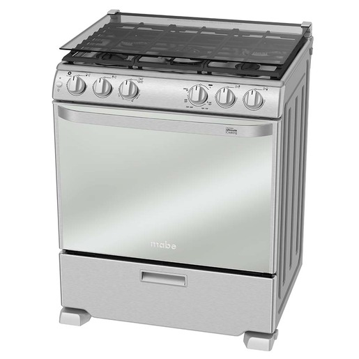 Estufa de Piso 76 cm (30 pulgadas) Inoxidable Mabe - EM7676CFIX0A