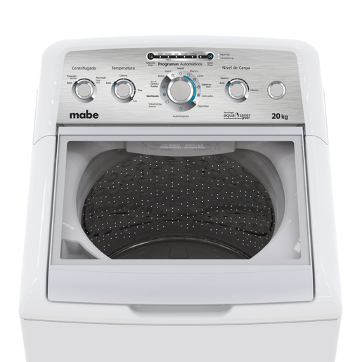 Lavadora Automática Aqua Saver Green 20 Kg Blanca Mabe - LMA70214VBAB02