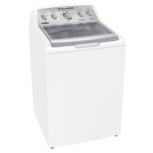Lavadora Automática Aqua Saver Green 21 kg Blanca con Sanitizado Mabe - LMA71215WBAB00