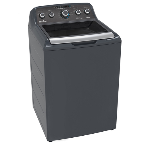 Lavadora Aqua Saver Green High Efficiency Automática 21 kg Diamond Gray con Sanitizado Mabe - LMA71215WDAB00