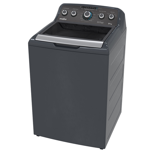 Lavadora Aqua Saver Green High Efficiency Automática 21 kg Diamond Gray con Sanitizado Mabe - LMA71215WDAB00