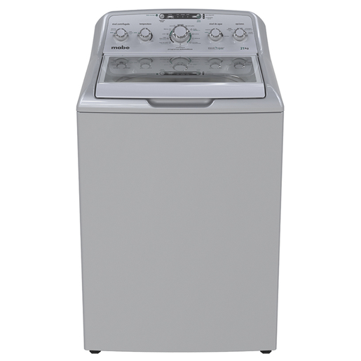 Lavadora Automática Aqua Saver Green 21 kg Plata Mabe - LMA71215WGAB01