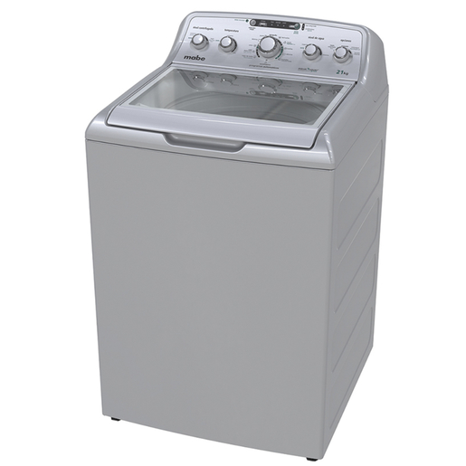 Lavadora Automática Aqua Saver Green 21 kg Plata Mabe - LMA71215WGAB01